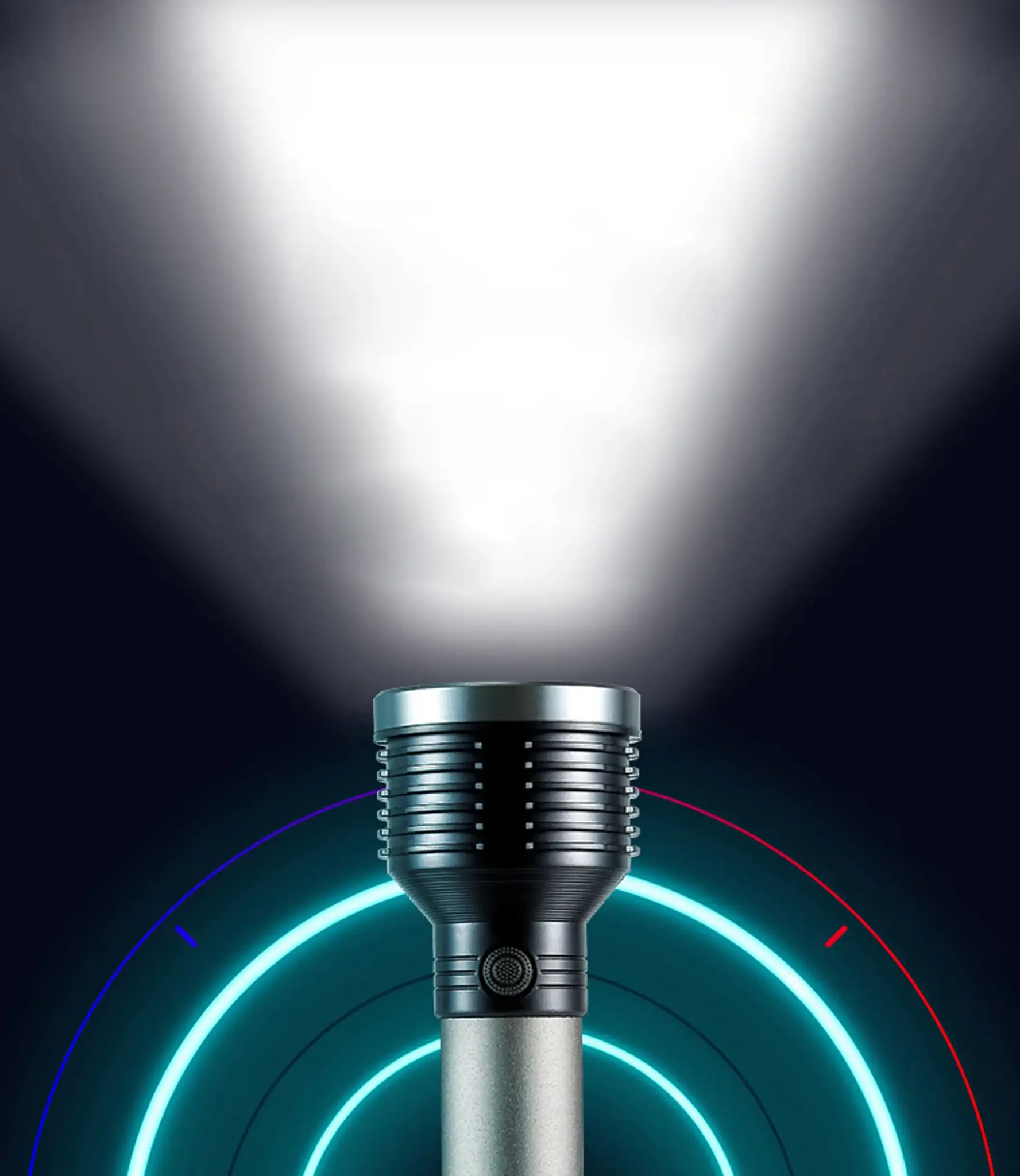 Platinet žibintuvėlis 5W 2400mAh, pilkos spalvos (45771)