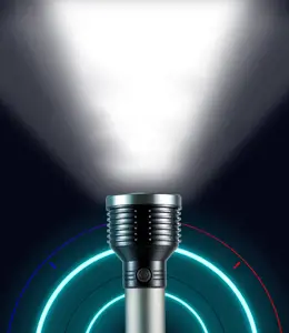 Platinet žibintuvėlis 5W 2400mAh, pilkos spalvos (45771)