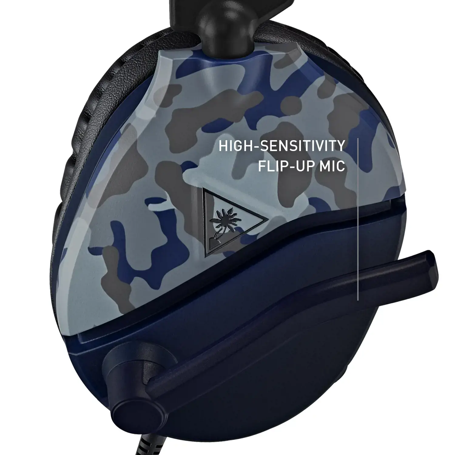 "Turtle Beach Recon 70" žaidimų ausinės "Xbox", PS5, PS4, "Switch", PC - "Camo Blue", laidinės, žaidimų, 20-20000 Hz, 485,3 g, ausinės, juodos, mėlynos, kamufliažinės
