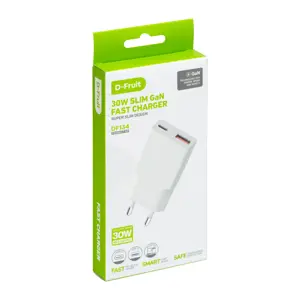 D-Fruit charger 30W USB-A/USB-C DF134