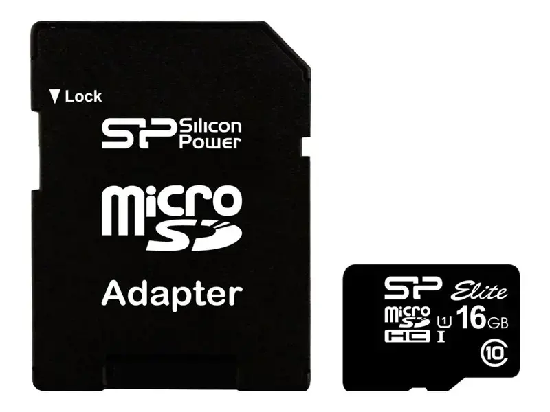 "Silicon Power Elite", 16 GB, "MicroSDHC", 10 klasė, UHS-I, 85 MB/s, 1 klasė (U1)
