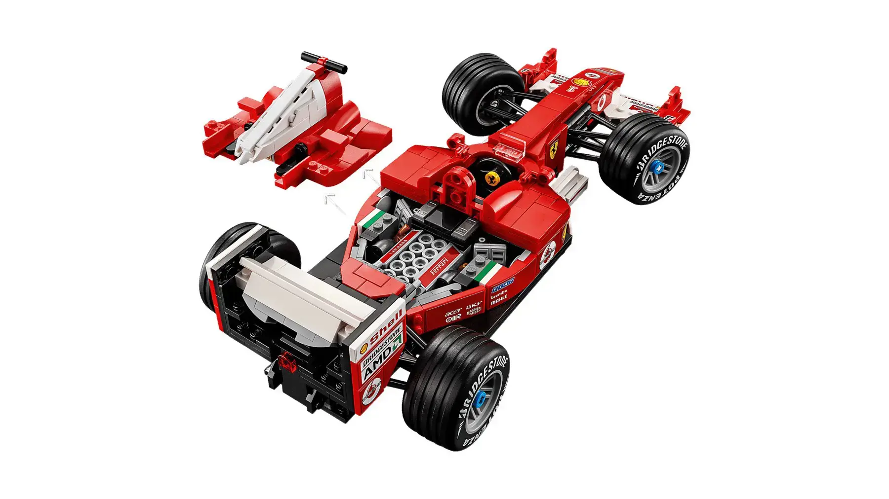 LEGO ICONS 11375 Ferrari F2004 & Michael Schumacher