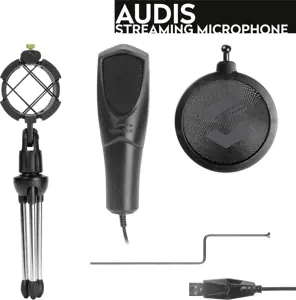 "Speedlink" mikrofonas "Audis Streaming" (SL-800012-BK)