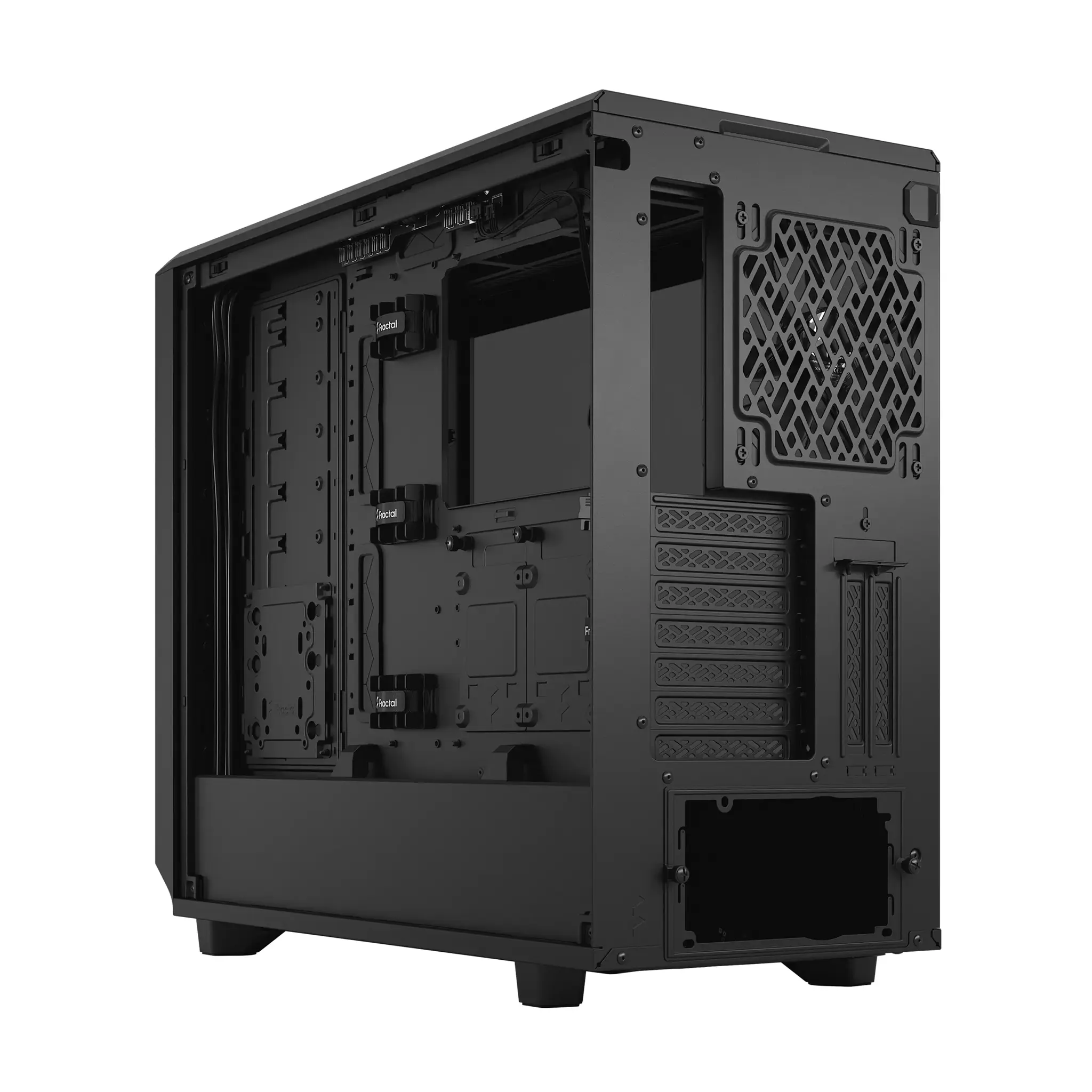 "Fractal Design Meshify 2", kompiuteris, juodas, ATX, EATX, "micro ATX", Mini-ITX, plieninis, žaidimų, 18,5 cm