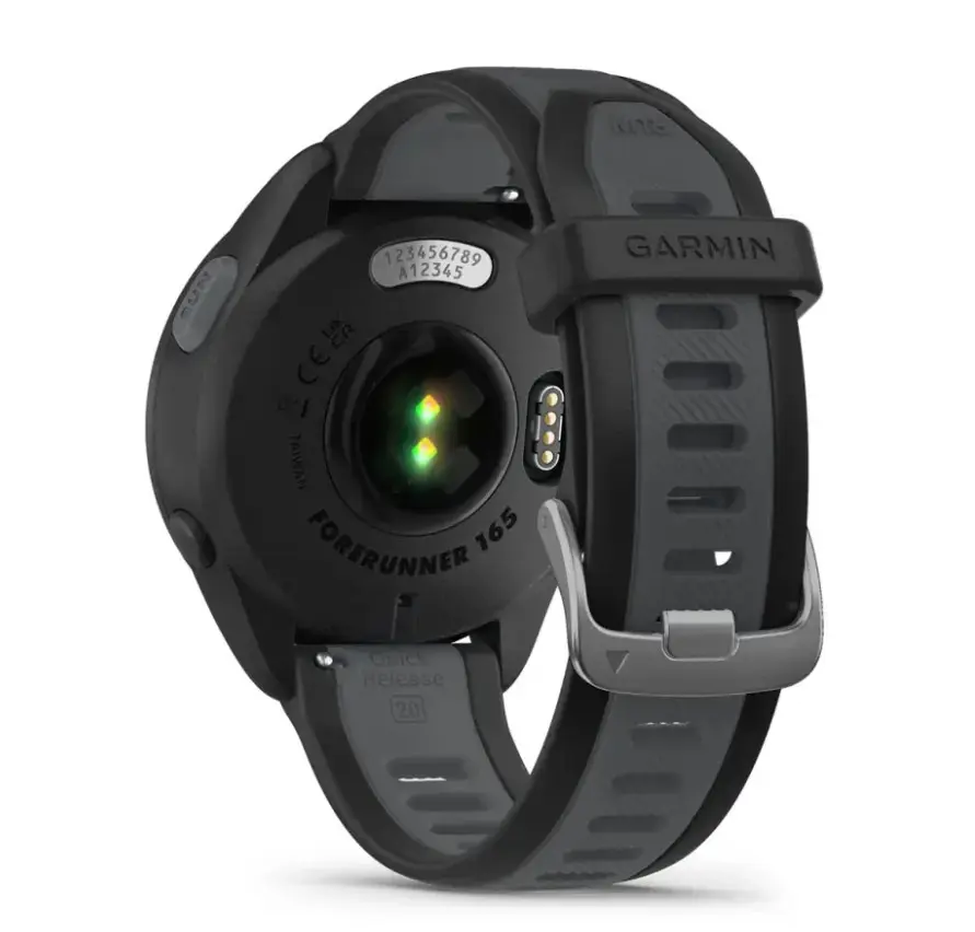 Garmin Forerunner 165 išmanieji laikrodžiai, juoda/šviesiai pilka