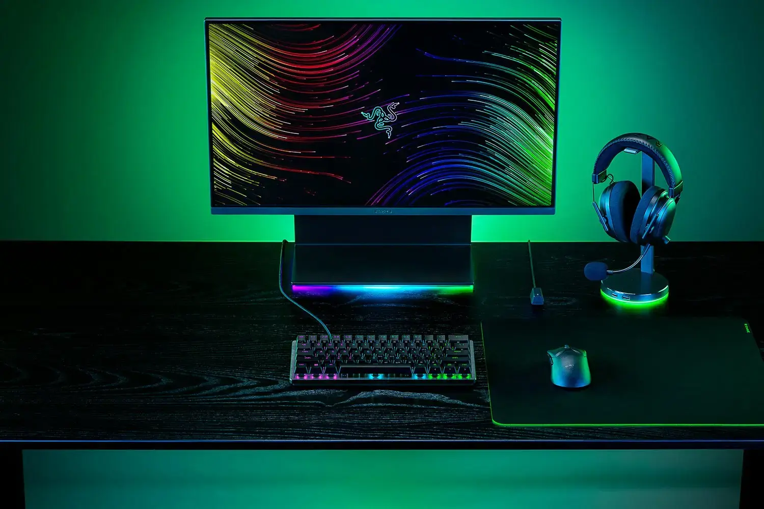 "Razer" mini žaidimų klaviatūra "Huntsman V3 Pro" laidinė šiaurietiška analoginė optinė juoda