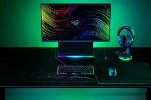 "Razer" mini žaidimų klaviatūra "Huntsman V3 Pro" laidinė šiaurietiška analoginė optinė juoda