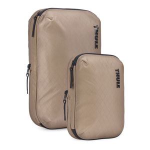 Thule | Compression Cube Set, Small/Medium | Packing Cube | Gentle Beige