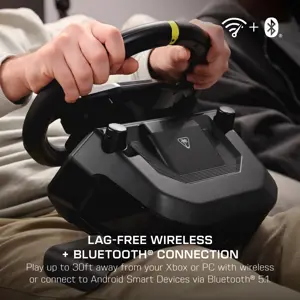 Turtle Beach wireless racing wheel Racer Xbox