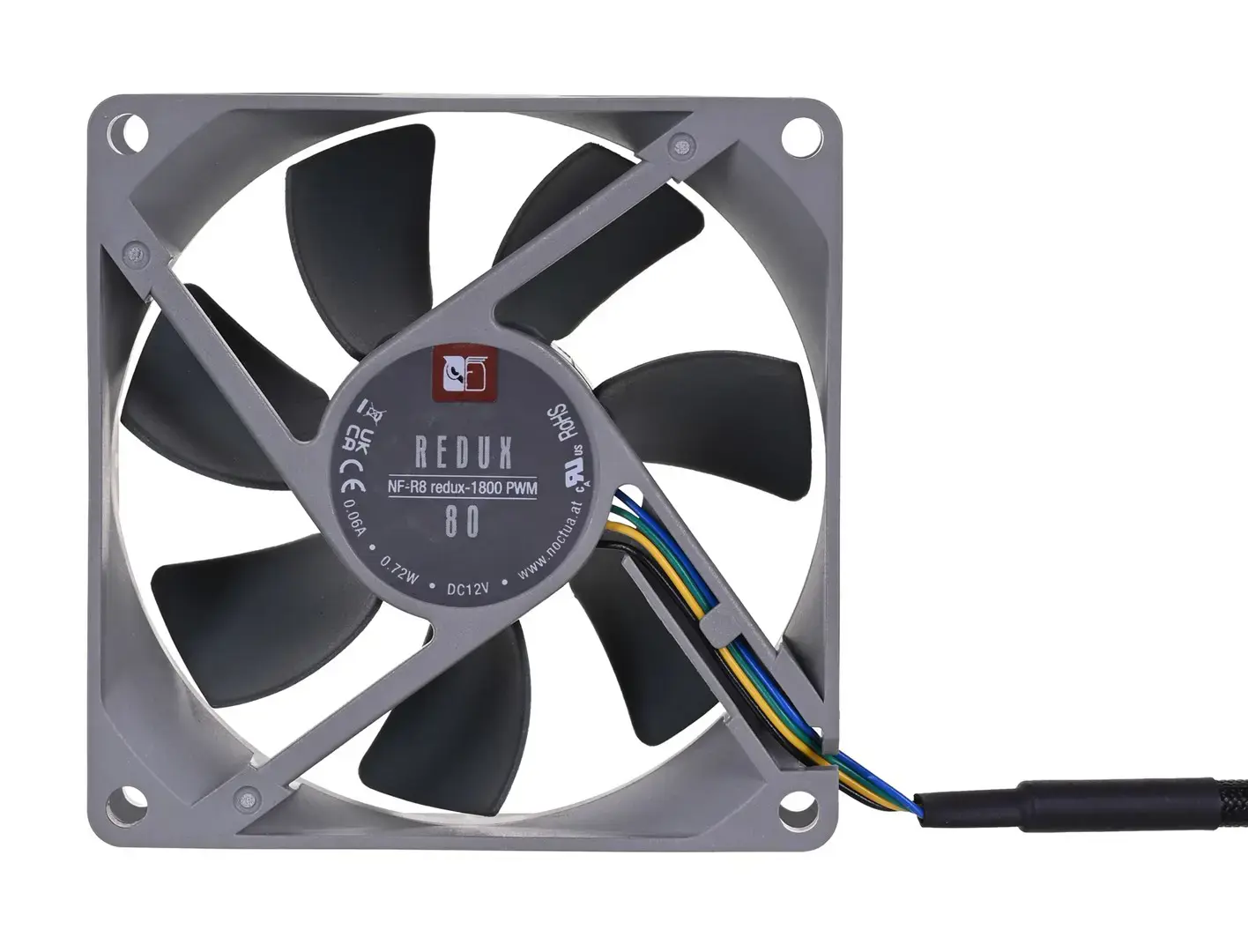 NOCTUA redux 80 mm PWM ventiliatorius 325 - 1800 aps/min