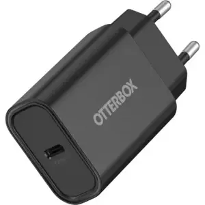 "OTTERBOX" STANDARTINIS ES SIENINIS 30W ĮKROVIKLIS - 1X USB-C 30W USB-PD JUODAS