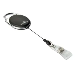 Laikiklis vardinei kortelei DURABLE 8324-01, juodas, 1vnt.