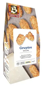Sūrio sausainiai BUITEMAN, su Gruyere sūriu, 75 g