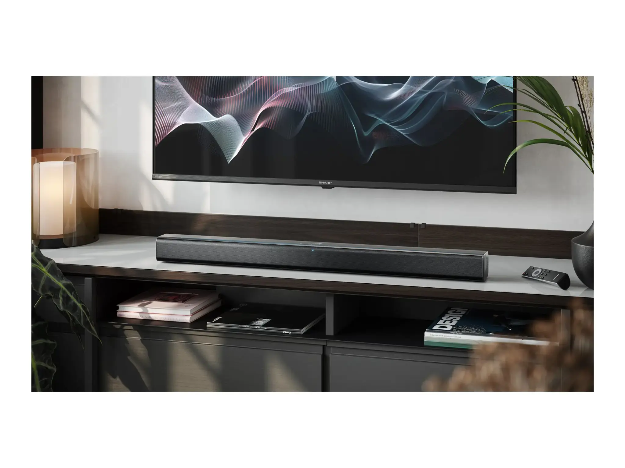 Sharp 2.0 Soundbar | HT-SB145 | 150 W | Bluetooth | Black | Wireless connection