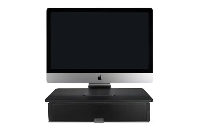 "Kensington UVStand™" monitoriaus stovas su UVC dezinfekavimo skyriumi, laisvai pastatomas, 18 kg, 86,4 cm (34"), juodas