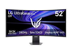 LG UltraGear evo G9 52G930B-B | 52 " | VA | WUHD | 21:9 | 240 Hz | 1 ms | 5120 x 2160 pixels | 400 …