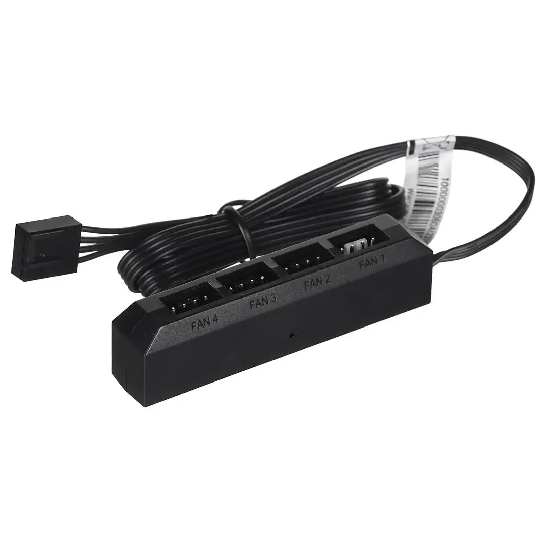 DeepCool FH-04, 0,55 m, ATX (20 kontaktų), 4 x Molex (3 kontaktų), tiesus, tiesus, juodas