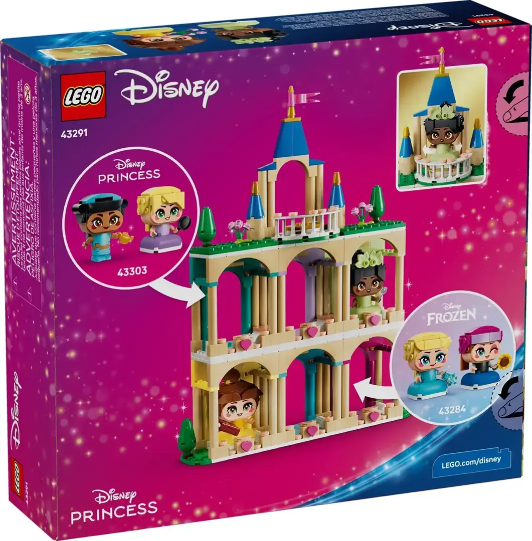 LEGO DISNEY 43291 Mini Belle and Tiana with Castle