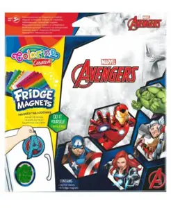 Magnetai COLORINO Marvel Avengers, 4 vnt.