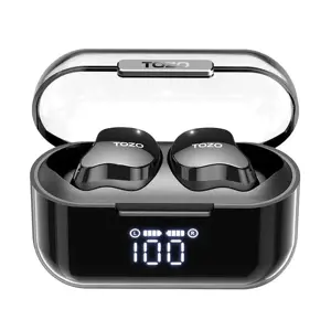 Ausinės TWS TOZO Crystal Buds Black