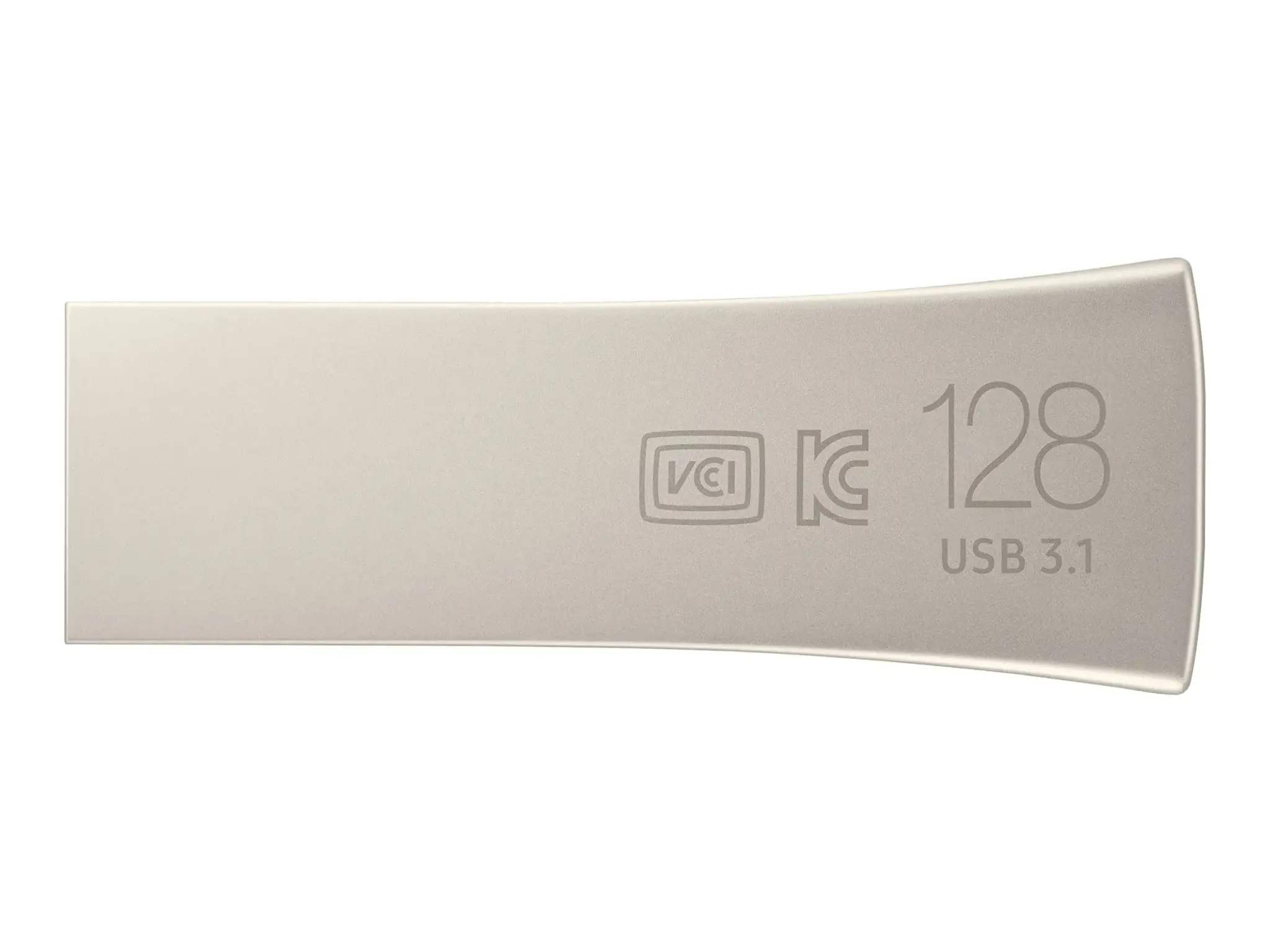 "Samsung" MUF-128BE, 128 GB, A tipo USB, 3.2 Gen 1 (3.1 Gen 1), 300 MB/s, be dangtelio, sidabrinės spalvos