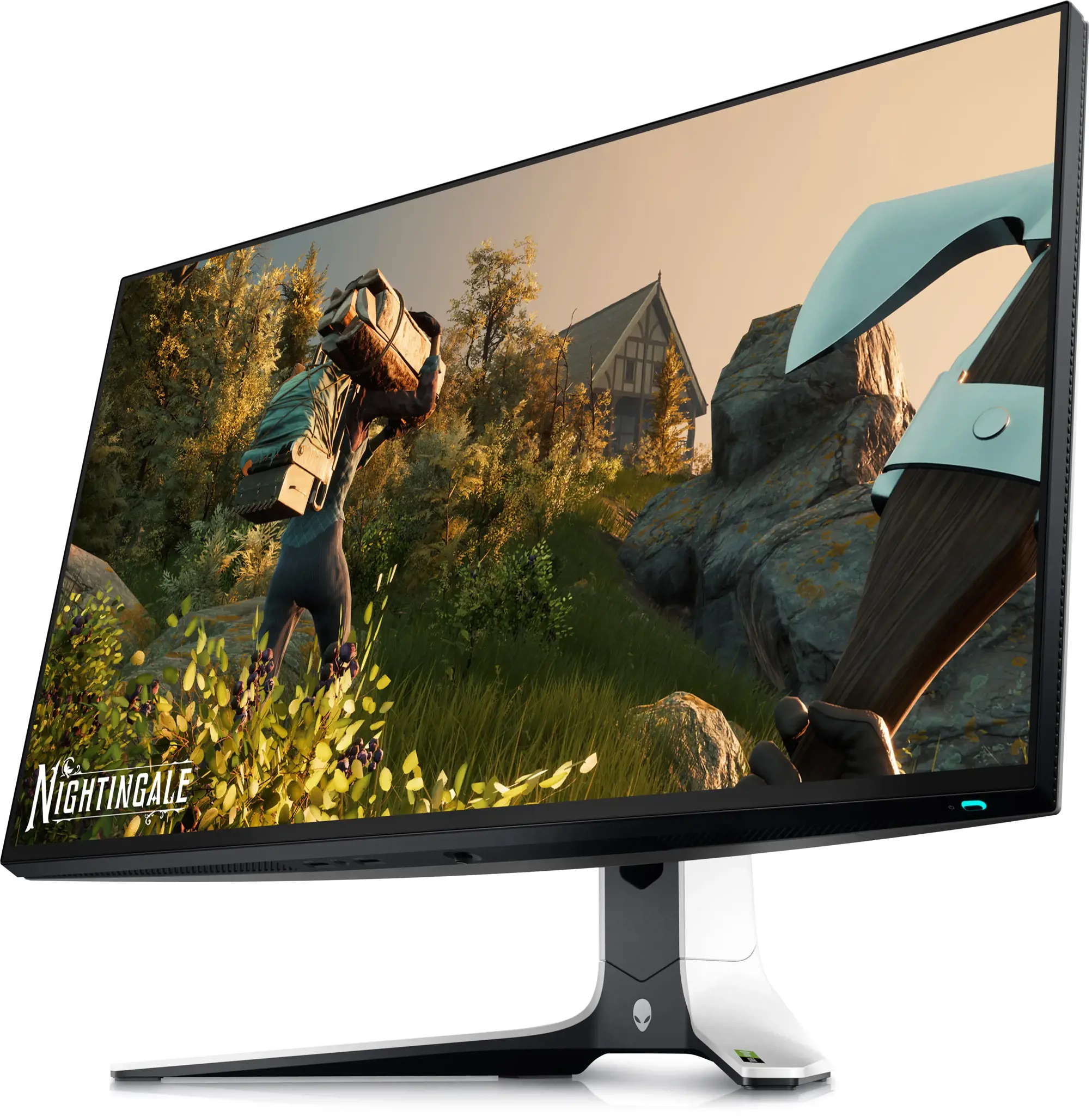 Monitorius Alienware AW2723DF, 68.6 cm (27"), 2560 x 1440 pixels, Quad HD, LCD, 1 ms, Silver