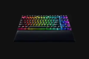 RAZER Huntsman V2 klaviatūra be klavišų, violetinės spalvos jungiklis - JAV išdėstymas