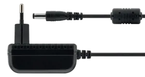 AC adapteris DELTACO 100-240V AC 50/60Hz to 12V DC, 1A, 1.5m, juodas / PS12-10B