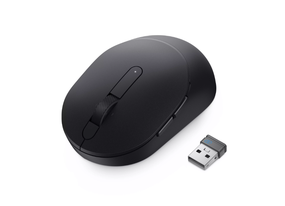 DELL MS5120W, dvipusis, optinis, RF belaidis + "Bluetooth", 1600 DPI, juodas