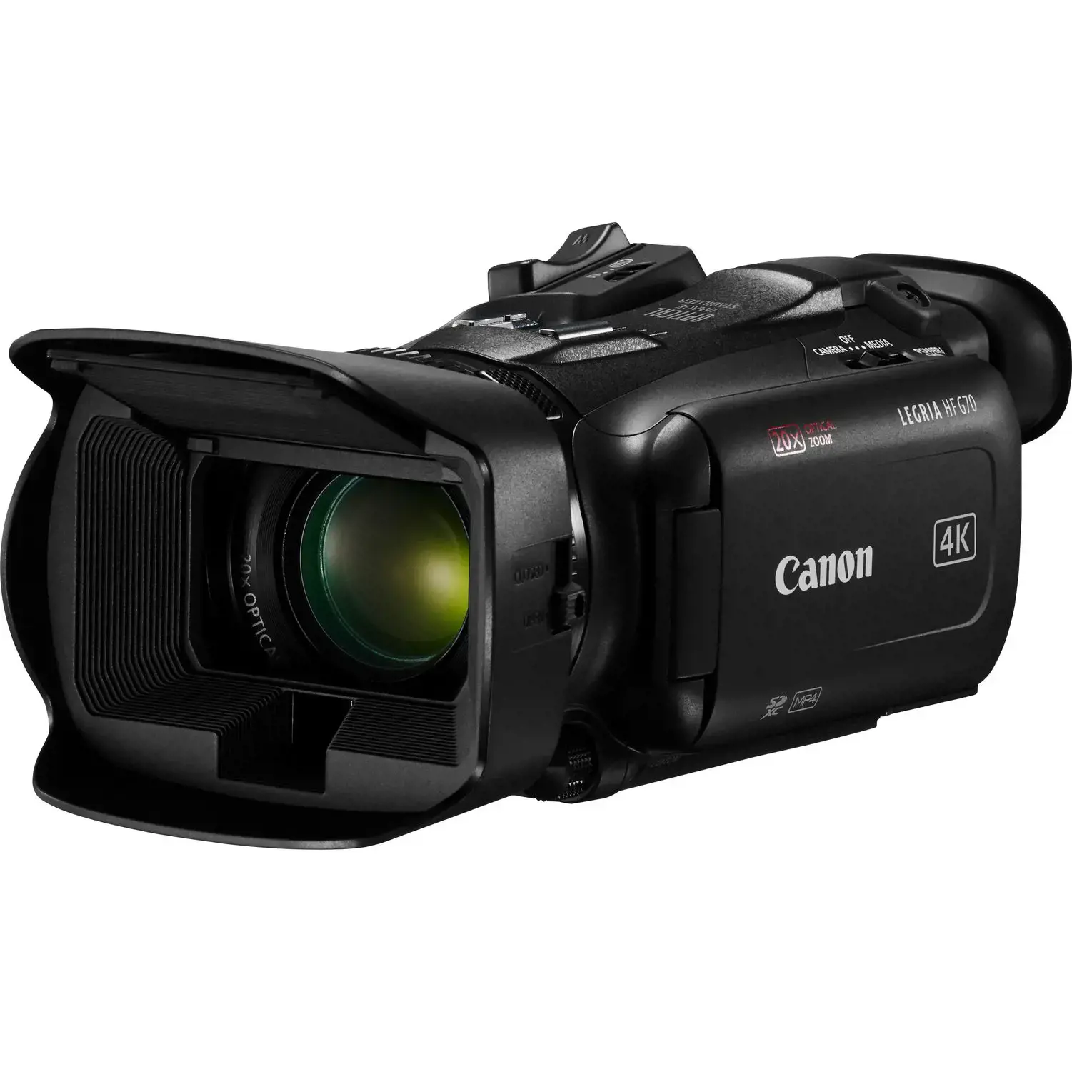 Canon LEGRIA HF G70, 21.14 MP, CMOS, 25.4 / 2.3 mm (1 / 2.3"), 4K Ultra HD, 0 GB, 8.89 cm (3.5")