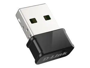 D-Link DWA-181, belaidis, USB, WLAN, "Wi-Fi 5" (802.11ac), juodas
