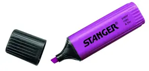 Stanger Teksto žymeklis 1-5 mm, tamsiai violetinis, pakuotėje 10 vnt 180011000