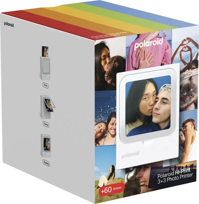 Polaroid pocket photo printer Hi-Print 3x3 + 60 sheets