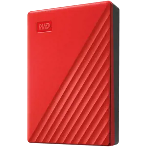 Išorinis kietasis diskas WD My Passport (4 TB, USB 3.2) Raudonas