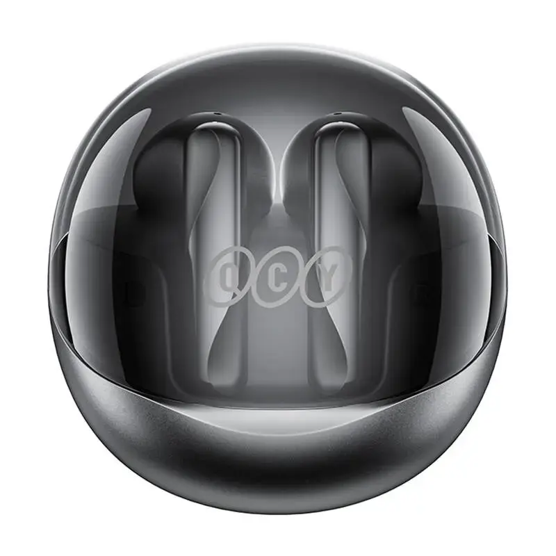 TWS QCY AilyBuds Clear T32 Headphones (black)