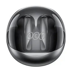TWS QCY AilyBuds Clear T32 Headphones (black)