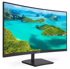 Monitorius PHILIPS 241E1SCA/00 Monitor Philips 241E1SCA/00 23,6 FullHD, VA, HDMI, curved, speakers