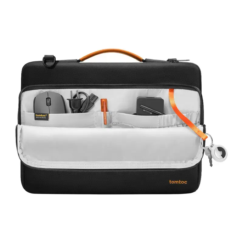 TOMTOC Defender-A40 laptop shoulder bag 16" (black)