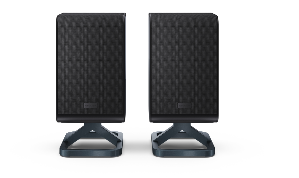 Sharp | 2.0.2 Wireless Rear Surround Speakers | HT-SPR52021(BK)