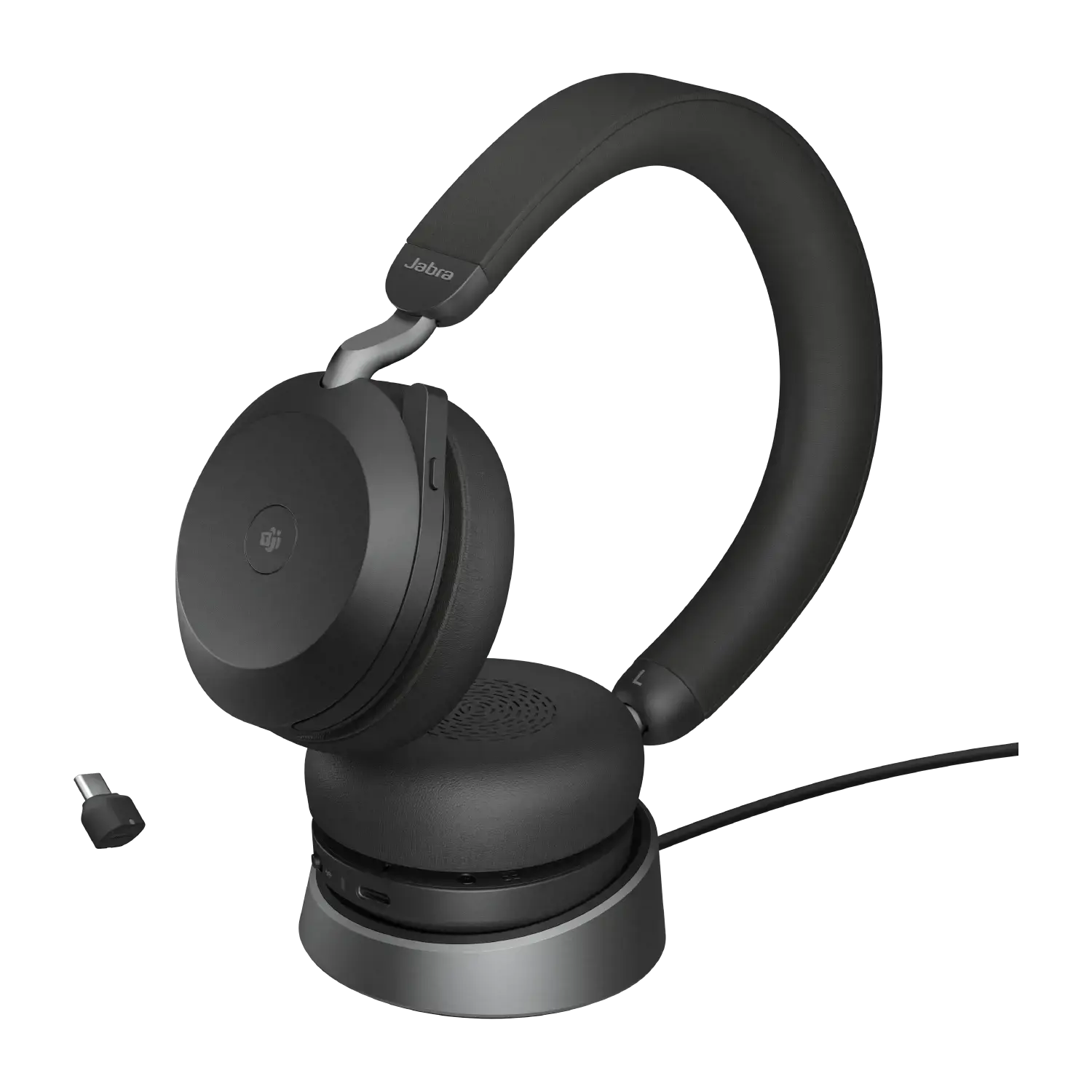 JABRA Evolve2 75 Link380c MS Stereo stovas juodas