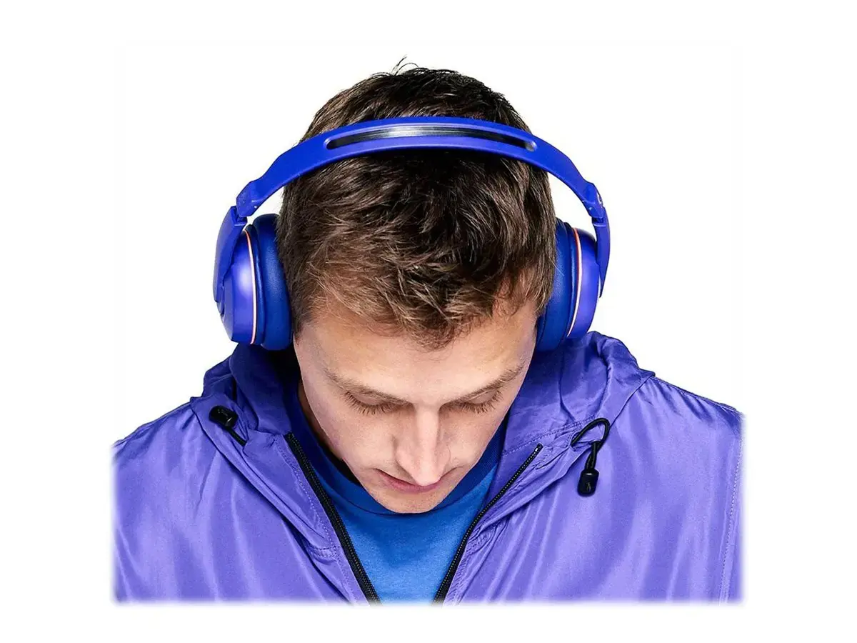 "Skullcandy" belaidės ausinės Cassette Wireless/Wired, On-Ear, mikrofonas, 3,5 mm, "Bluetooth", mėlynos spalvos