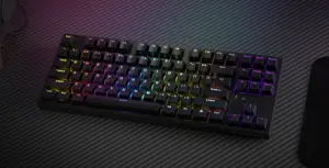 "Genesis" mechaninė žaidimų klaviatūra THOR 404 TKL RGB mechaninė žaidimų klaviatūra Laidinė JAV Gateron Yellow Pro USB Type-A 1005 g