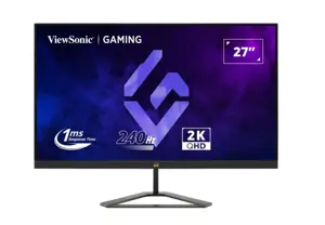 LCD Monitor VIEWSONIC VX2758A-2K-PRO-3 27" Gaming Panel IPS 2560x1440 16:9 240Hz 1 ms Tilt Colour B…