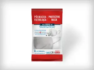 "Europrofil Medical" filtruojanti puskaukė / respiratorius be vožtuvo FFP3, modelis AM3 - 1 vnt./pa…