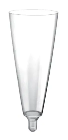 Vienkartinė taurė, FLUTE, 160/100 ml, skaidri, be kojelės, 20 vnt.