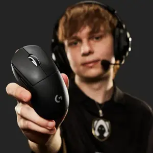 Logitech G PRO X SUPERLIGHT 2c Belaidė žaidimų pelė, RF Wireless, 44000 DPI, Juoda