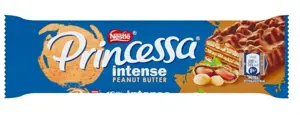 Vaflinis batonėlis PRINCESSA, riešutų sviesto skonio, 31g