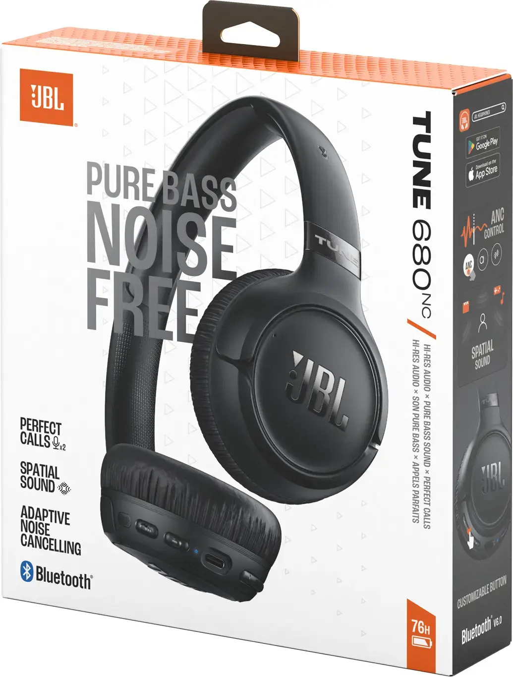JBL wireless headset Tune 680NC, black