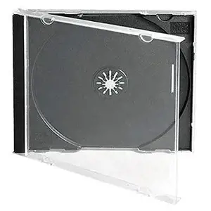 "Omega" CD dėklas Jewel, juodas