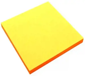Lipnūs lapeliai Forpus, Neon, 75x75mm, oranžiniai (1x80)